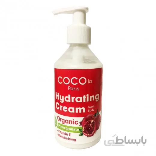کرم آبرسان کوکولا حاوی عصاره انار حجم 250 میلی لیتر