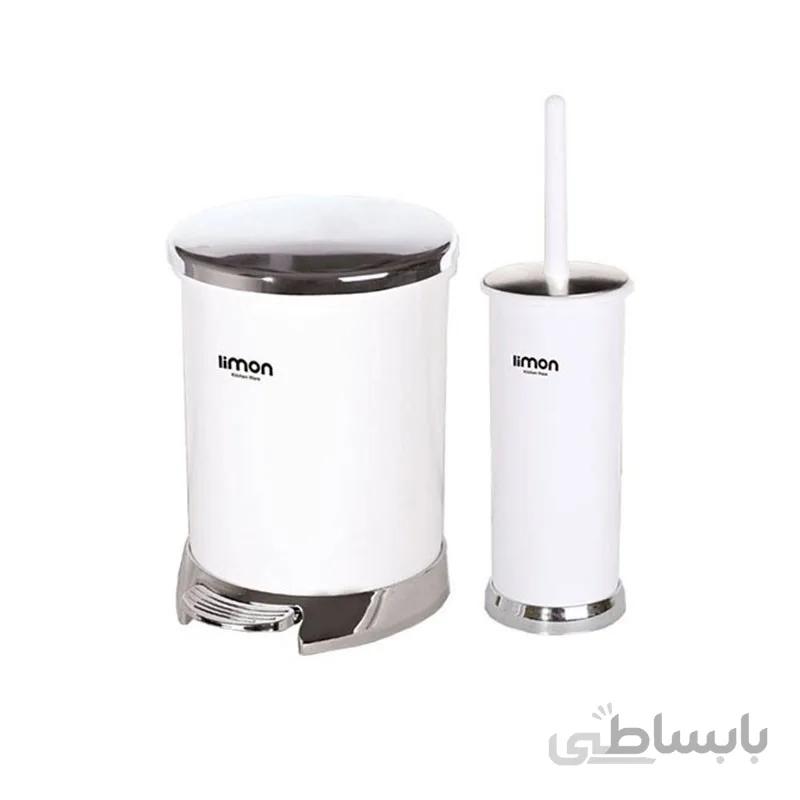ست سطل وفرچه توالت لیمون بنفش