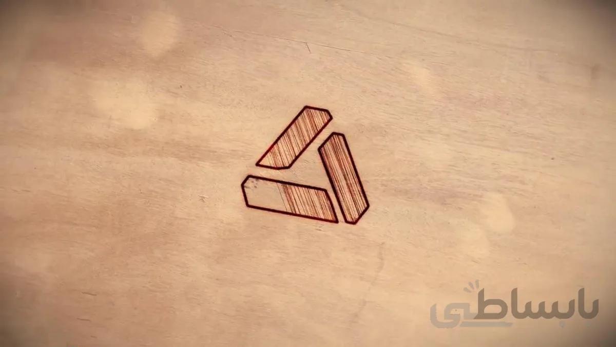 پروژه آماده افترافکت : حک لوگو روی چوب Logo | Burnt Wood 207544