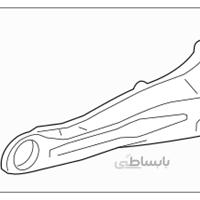 مجموعه بازوي کشنده تعليق عقب راست اصلی میتسوبیشی ( Genuine parts ) - لنسر