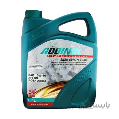 روغن موتور 10w40 ادينول 4 لیتری
