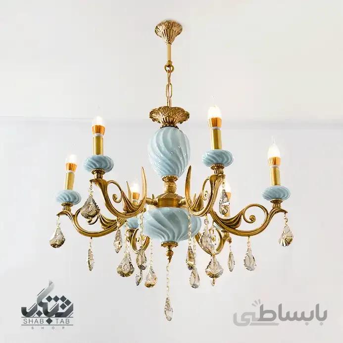لوستر آویز شش شعله کد C3321