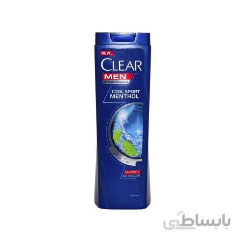 شامپو ضدشوره خنک کننده نعنایی انواع موی آقایان کلیر ا CLEAR COOL SPORT MENTHOL SHAMPOO