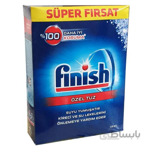 نمک ماشین ظرفشویی فینیش ۱.۵ کیلویی ترکیه ا Finish Dishwasher salt, 1.5 kg, Turkey کد 353797