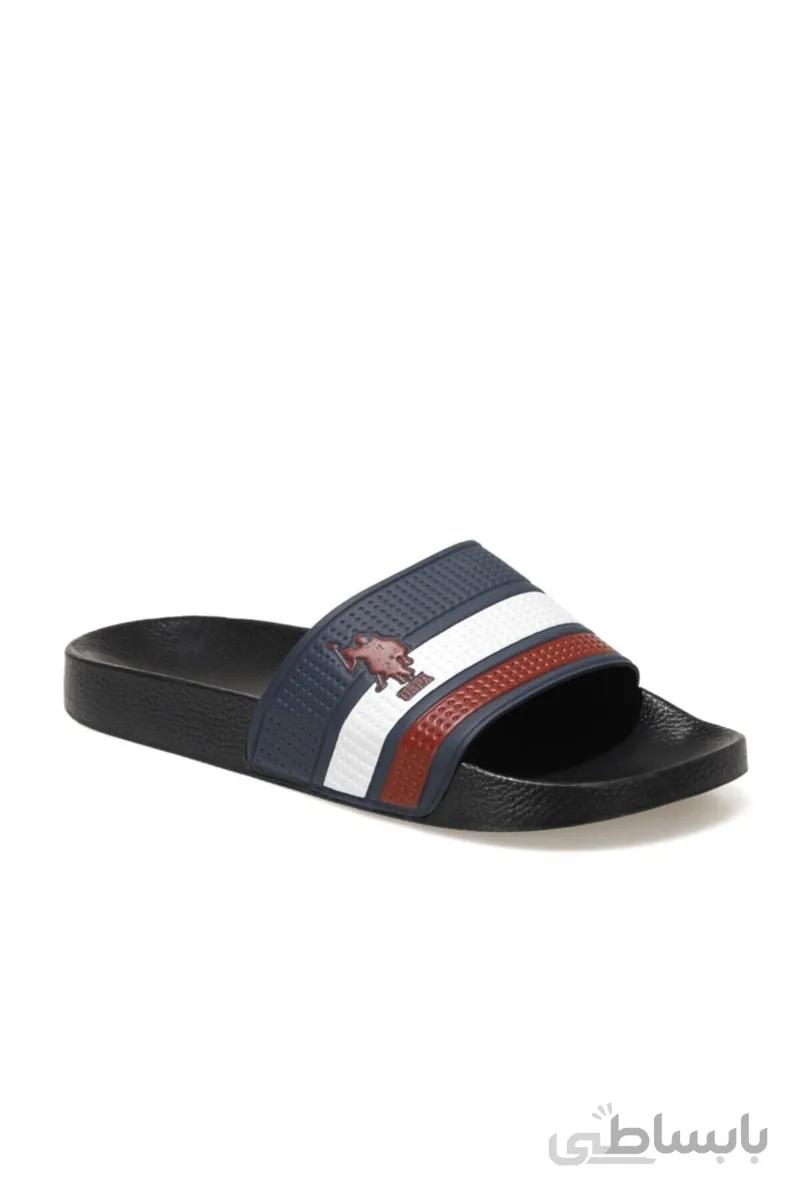 US Polo Assn U.s.polo Assn دمپایی گاه به گاه مردانه ۱m Gusty 1fx Blue Navy