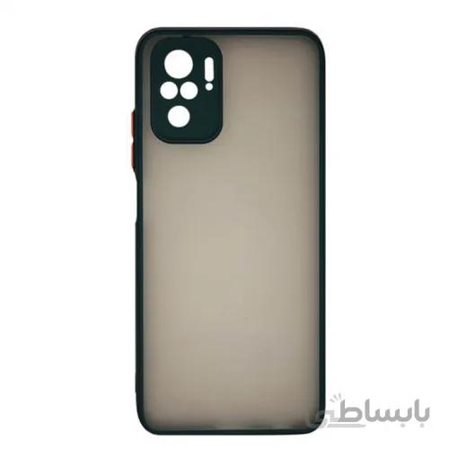 کاور دور سیلیکونی پشت مات مناسب برای گوشی موبایل Redmi note 10 ا کاور دور سیلیکونی پشت مات مناسب برای گوشی موبایل ردمی نوت 10
