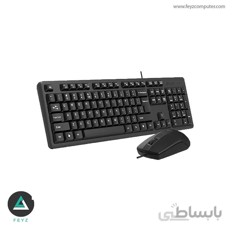 موس و کیبورد با سیم ای فورتک مدل KK-3330