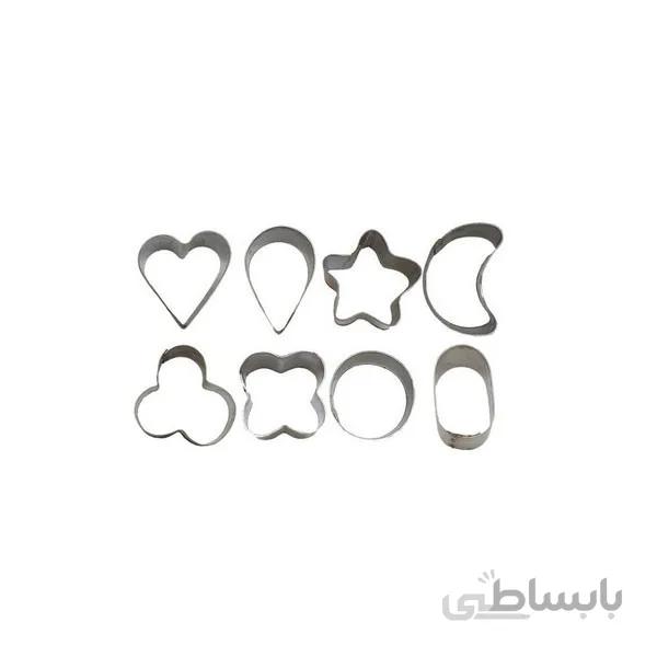 کاتر شیرینی پزی مدل Sweets-06 مجموعه 8 عددی
