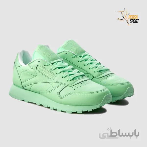 کفش زنانه ریباک Classic Leather Pastels Green