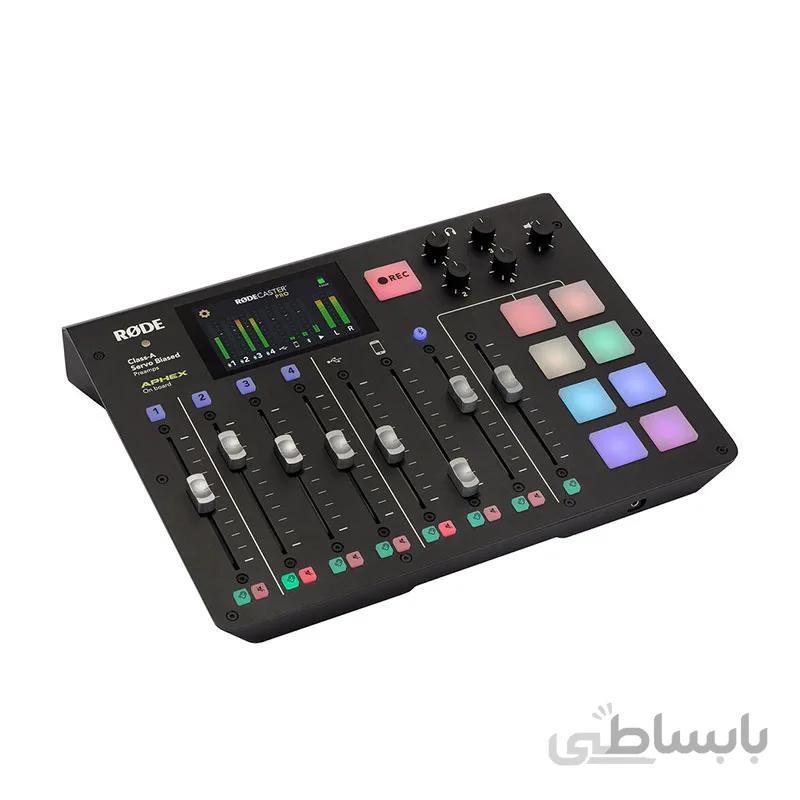 کارت صدا استودیویی تولید پادکست رود مدل Rode Caster Pro