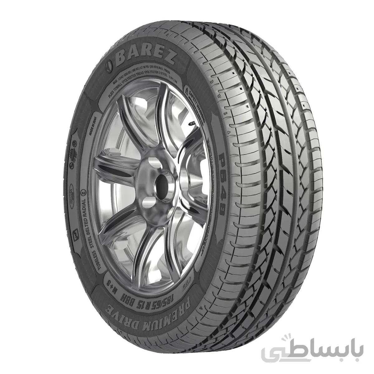 لاستیک بارز 185/65R15 گل P648 تولید2021 ا barez 185/65/R15 p648