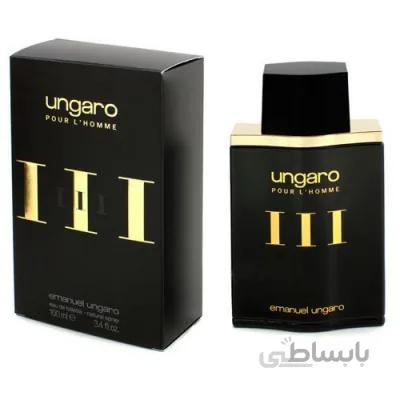ادو تویلت مردانه امانویل اونگارو مدل ungaro pour l homme iii حجم 100 میلی لیتر ا Emanuel Ungaro Ungaro Pour Le Homme III Oud Eau De Toilette for Men 100ml
