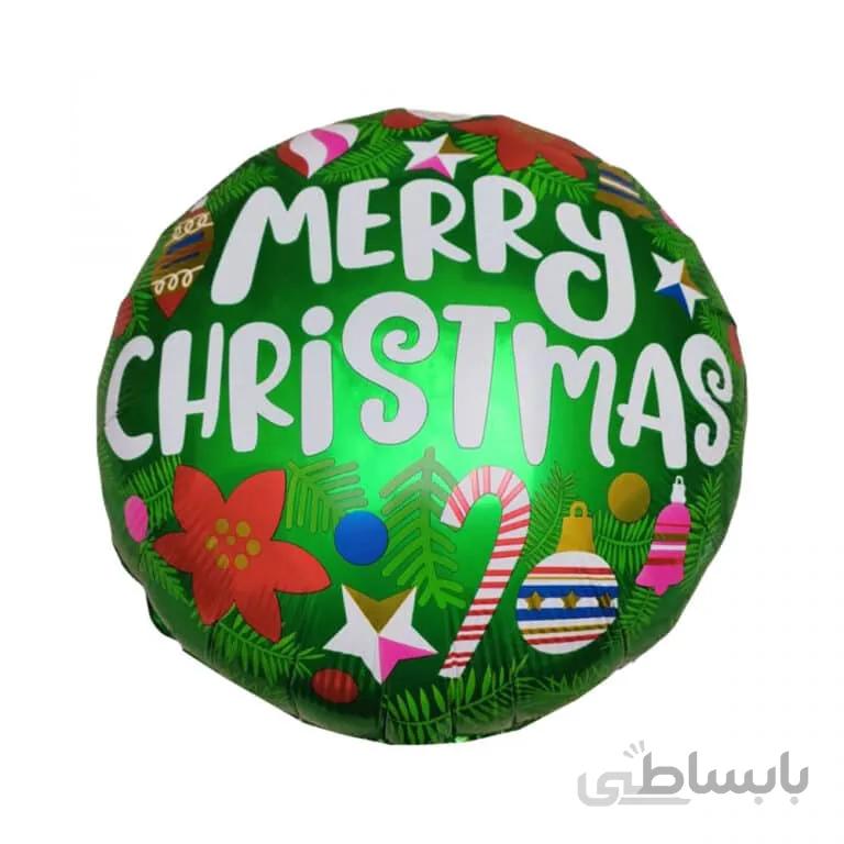 بادکنک فویلی Merry Christmas مدل STCH248