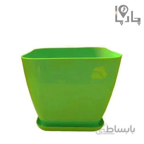 گلدان پلاستیکی ساده گل پونه سایز متوسط