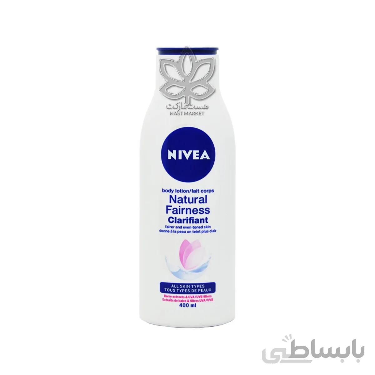 لوسیون بدن روشن کننده پوست ۴۰۰ میل نیوآ – nivea
