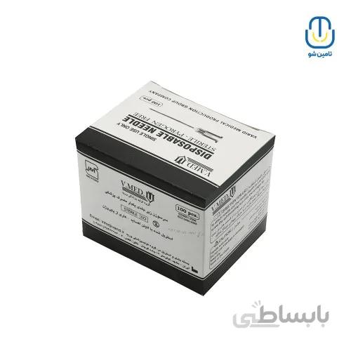 سرسوزن وی مد گیج ۲۲ مشکی ا V-med disposable needle blackgage 22