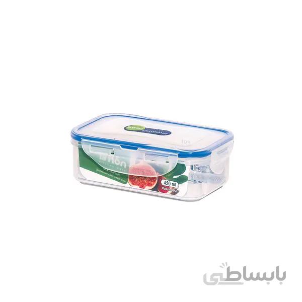 ظرف فریزری مستطیلی 450 میلی لیتر لیمون 80435 ا پلاستیکی ظرفیت 450 میلی لیتر Limon Container