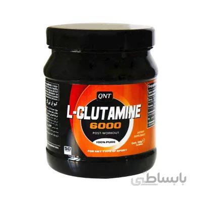 پودر ال گلوتامین 6000 کیو ان تی 300 گرم ا QNT L Glutamine 6000 Powder 300 gr