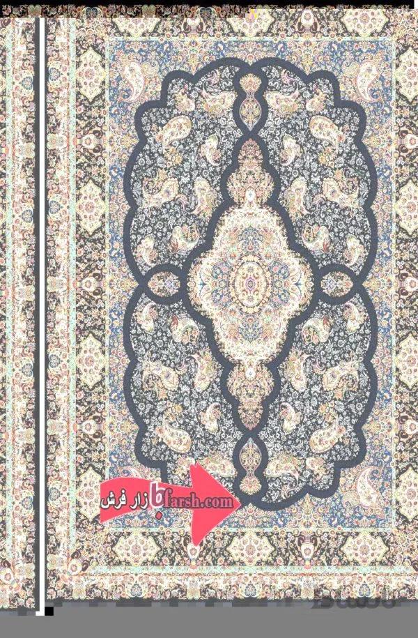 فرش کاشان 1000شانه طرح ماهان