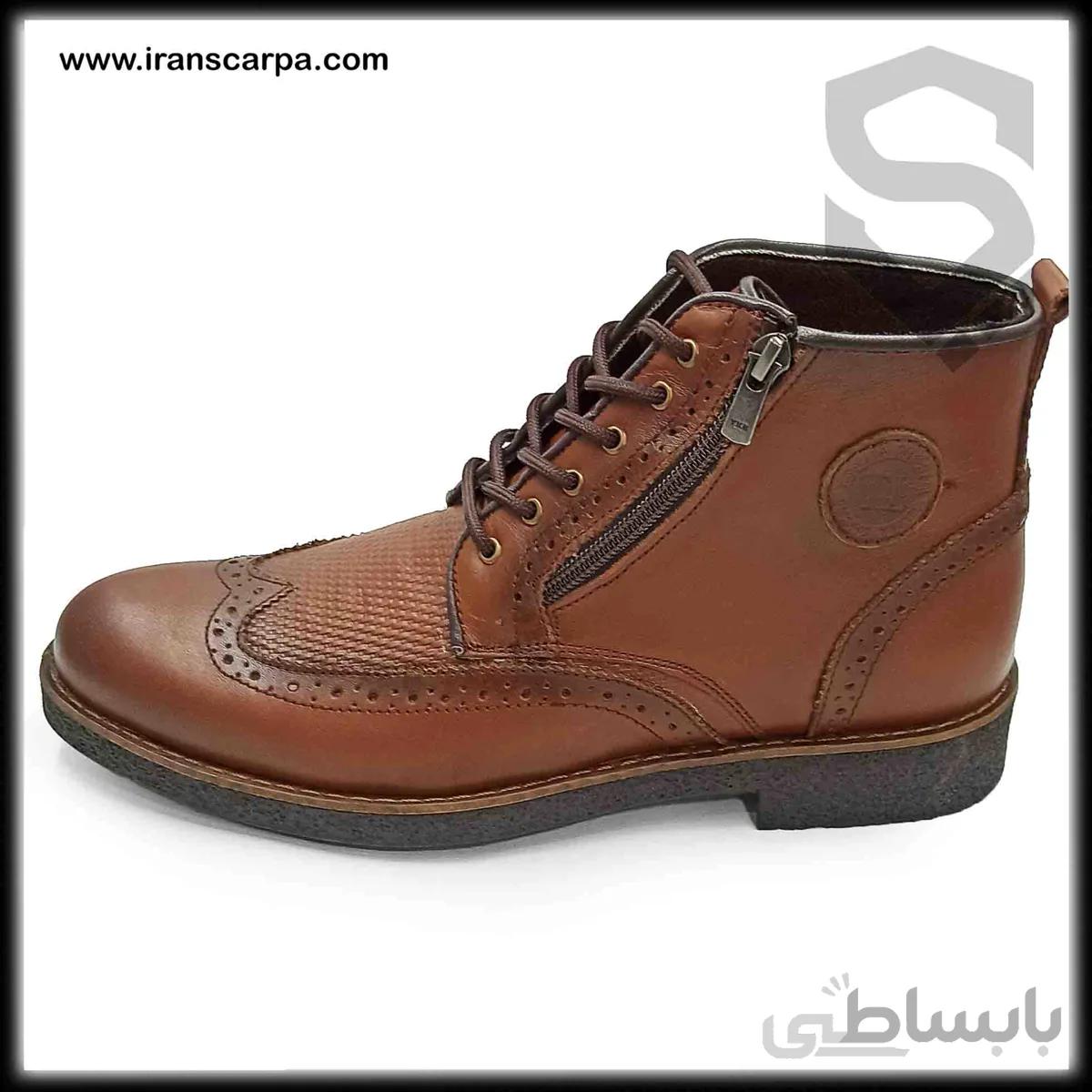 بوت چرم مردانه مدل رانگو