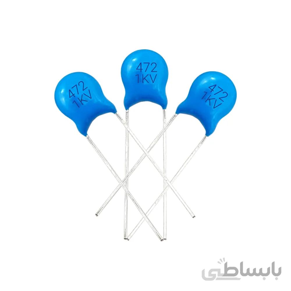 خازن مایلار P5 472-1KV
