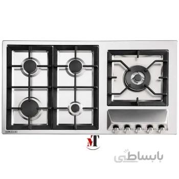 اجاق گاز ۵ شعله استیل البرز مدل S-5909 ا oven of Alborz Steel model S-5909