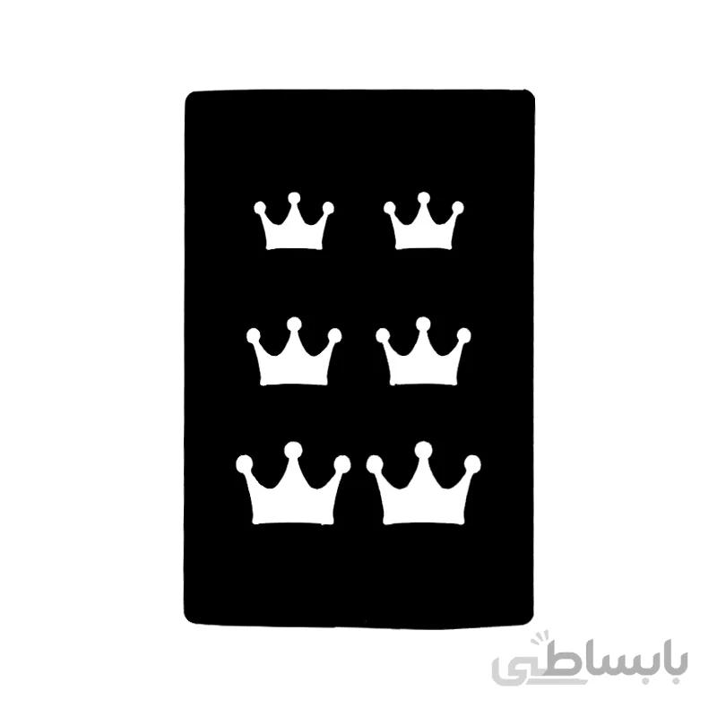 شابلون تتو تاج مدل 587