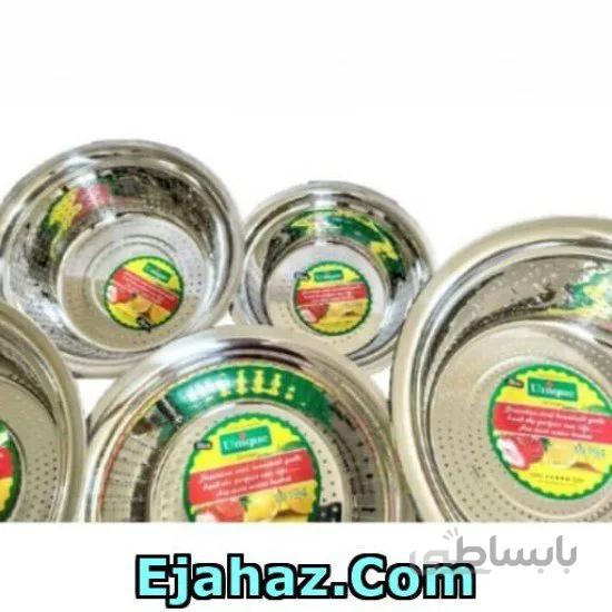 آبکش استیل 5 پارچه یونیک