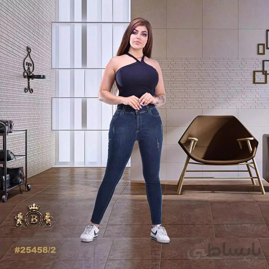 شلوار جین گازوئیلی قد 95 و 100 ترک سوپرکش
