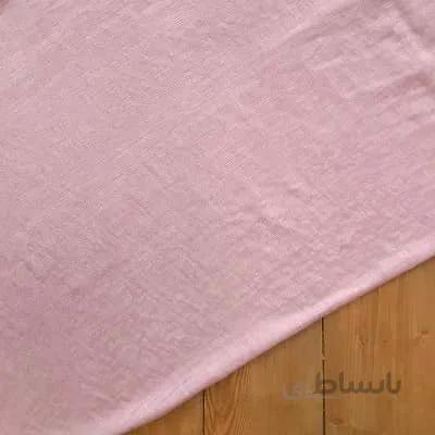 پارچه کریشه شاین (اوریون) رنگ صورتی کد 2402
