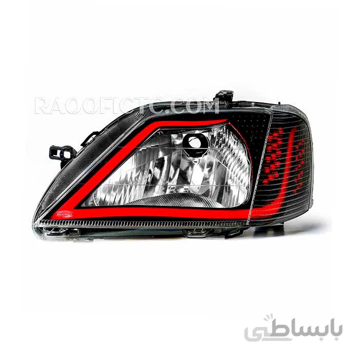 چراغ جلو ال ۹۰ طرح آکورد قرمز