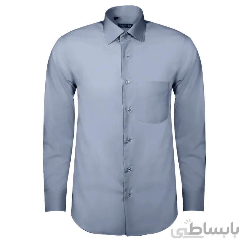 پیراهن طوسی مردانه