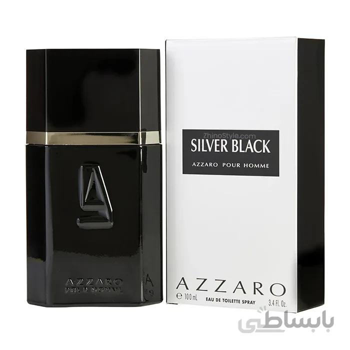 ادو تویلت مردانه آزارو مدل silver black