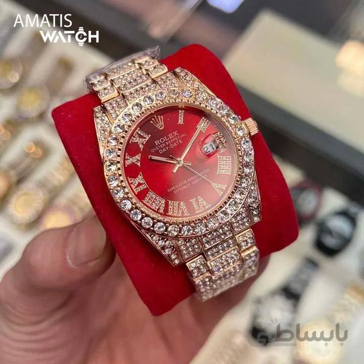 ساعت مچی فول نگین رولکس مدل Rolex Day_Date 4233A