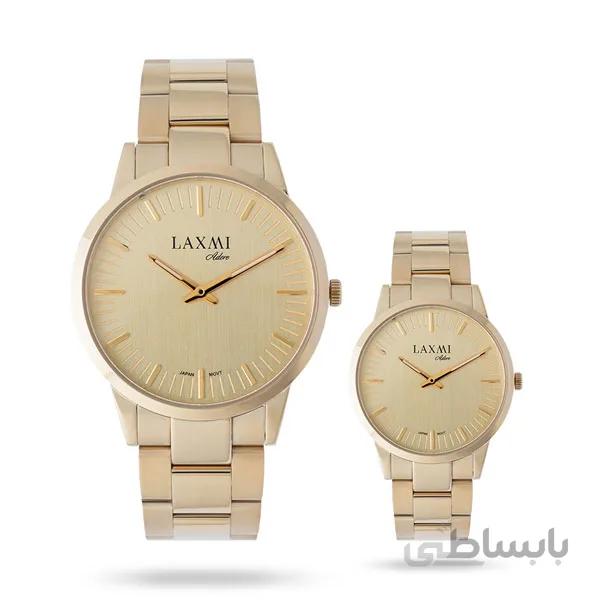 ساعت مچی زنانه و مردانه برند لاکسمی مدل LAXMI 8122-2