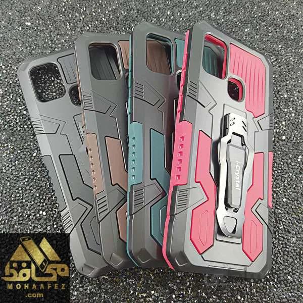 قاب ضد ضربه ی سامسونگ A21s هولدر دار کد SA377