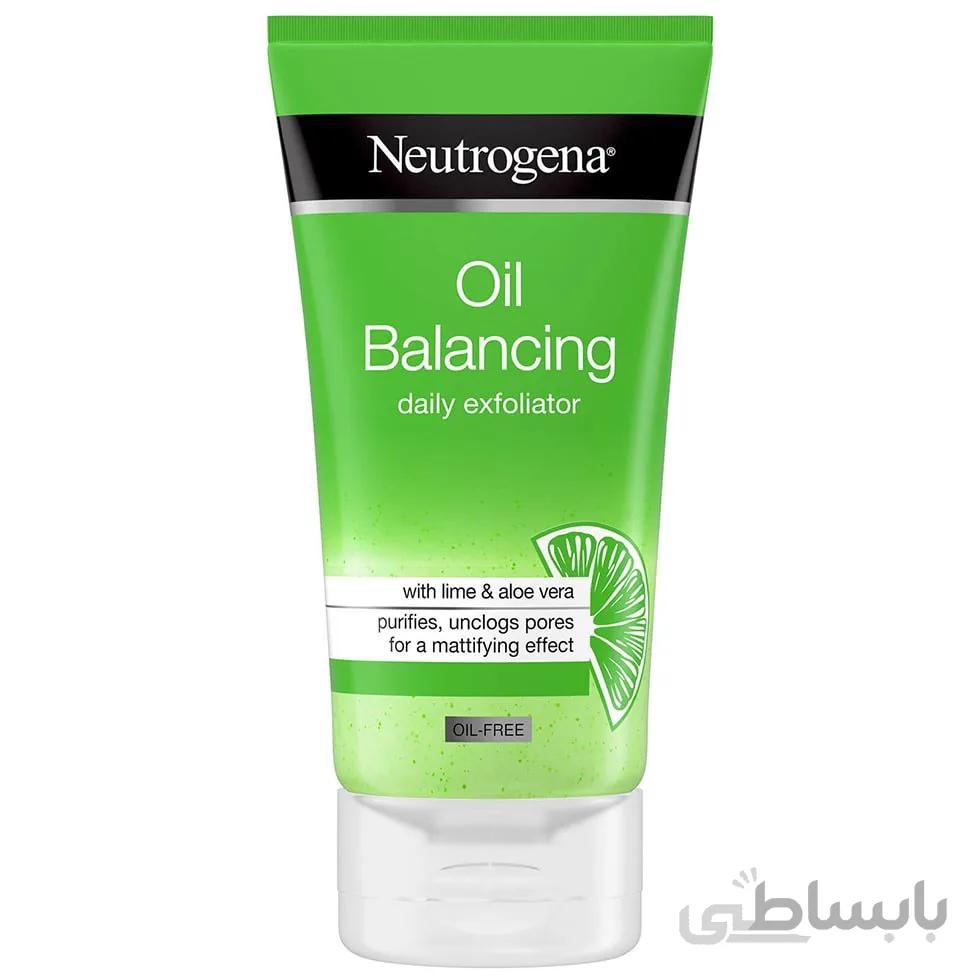 ژل شستشو و ماسک نیتروژنا Neutrogena مدل Oil Balancing کنترل چربی حجم ۱۵۰ میل | عصاره لیمو و گلیکولیک اسید ا 🔥 تاریخ انقضا: 6 ماه | تا 12 ماه بعد از باز شدن درب نیز قابل استفاده است 🔥