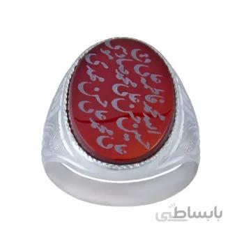 انگشتر نقره مردانه مدل عقیق کد am_016