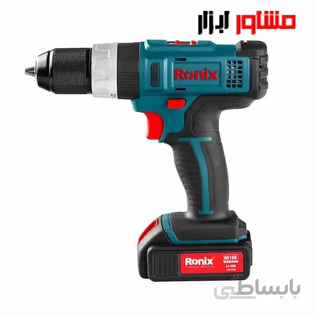 کیت دریل پیچ گوشتی شارژی مدل 8616K رونیکس ا 8616K رونیکس