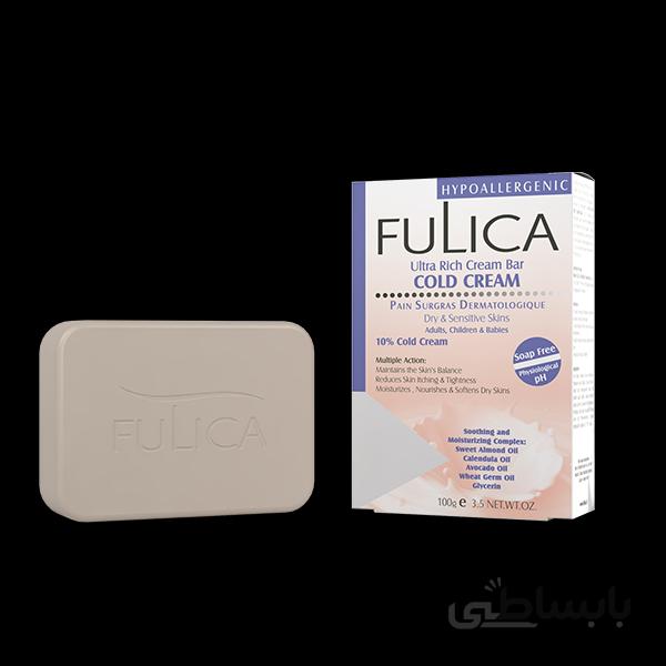 پن کرم‌دار حاوی 10% کلد کرم فولیکا ا FULICA ULTRA RICH CREAM BAR WITH 10% COLD CREAM 100GR