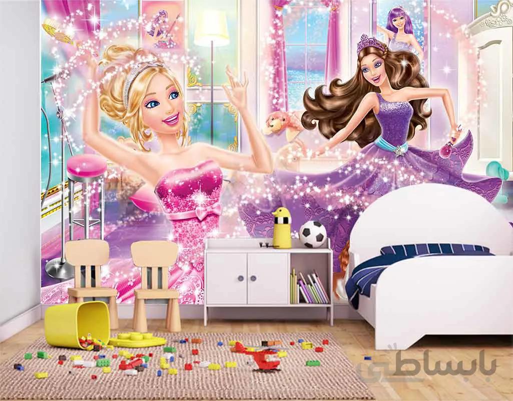 پوستر دیواری طرح باربی کارتونی