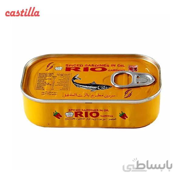 تن ماهی ساردین ریو غنی از امگا 3 وزن 125 گرم