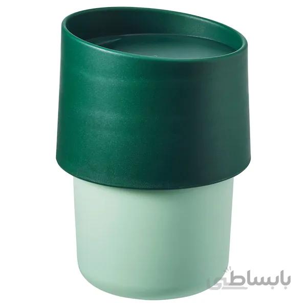 تراول ماگ IKEA مدل TROLIGTVISرنگ سبز