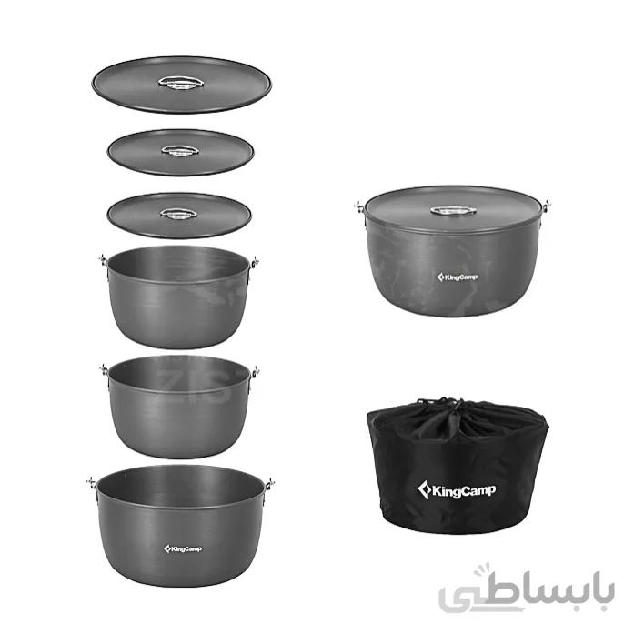 ست پخت و پز 3 پارچه کینگ کمپ مدل KP3913