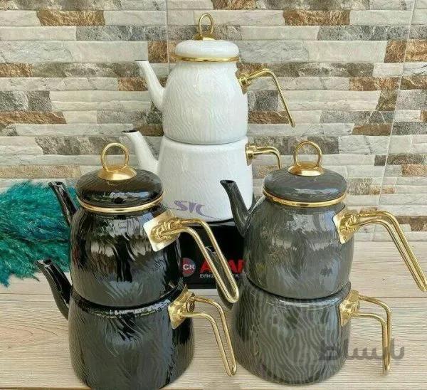 کتری قوری لعابی کد 394497