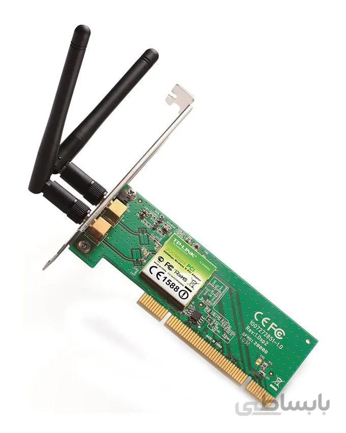 کارت شبکه تی پی لینک بیسیم 300Mbps مدل TL-WN851ND ا LAN Card TP-Link TL-WN851ND 300Mbps Wireless N PCI