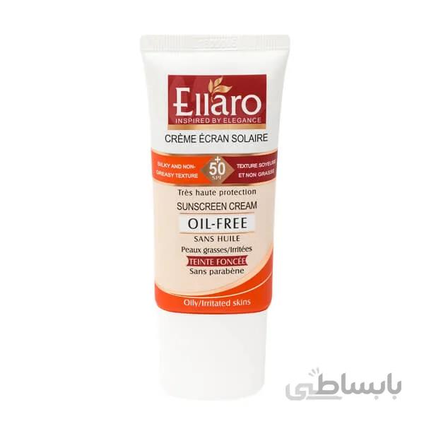 کرم ضدآفتاب الارو Ellaro spf50 40ml oil free