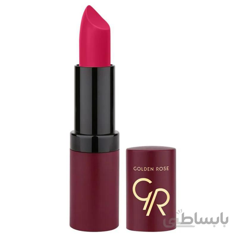 رژ لب مات مخملی گلدن رز Velvet شماره 17