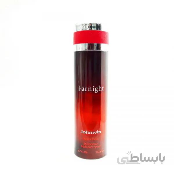 اسپری خوشبوکننده بدن جانوین فارنایت Farnight Johnwin