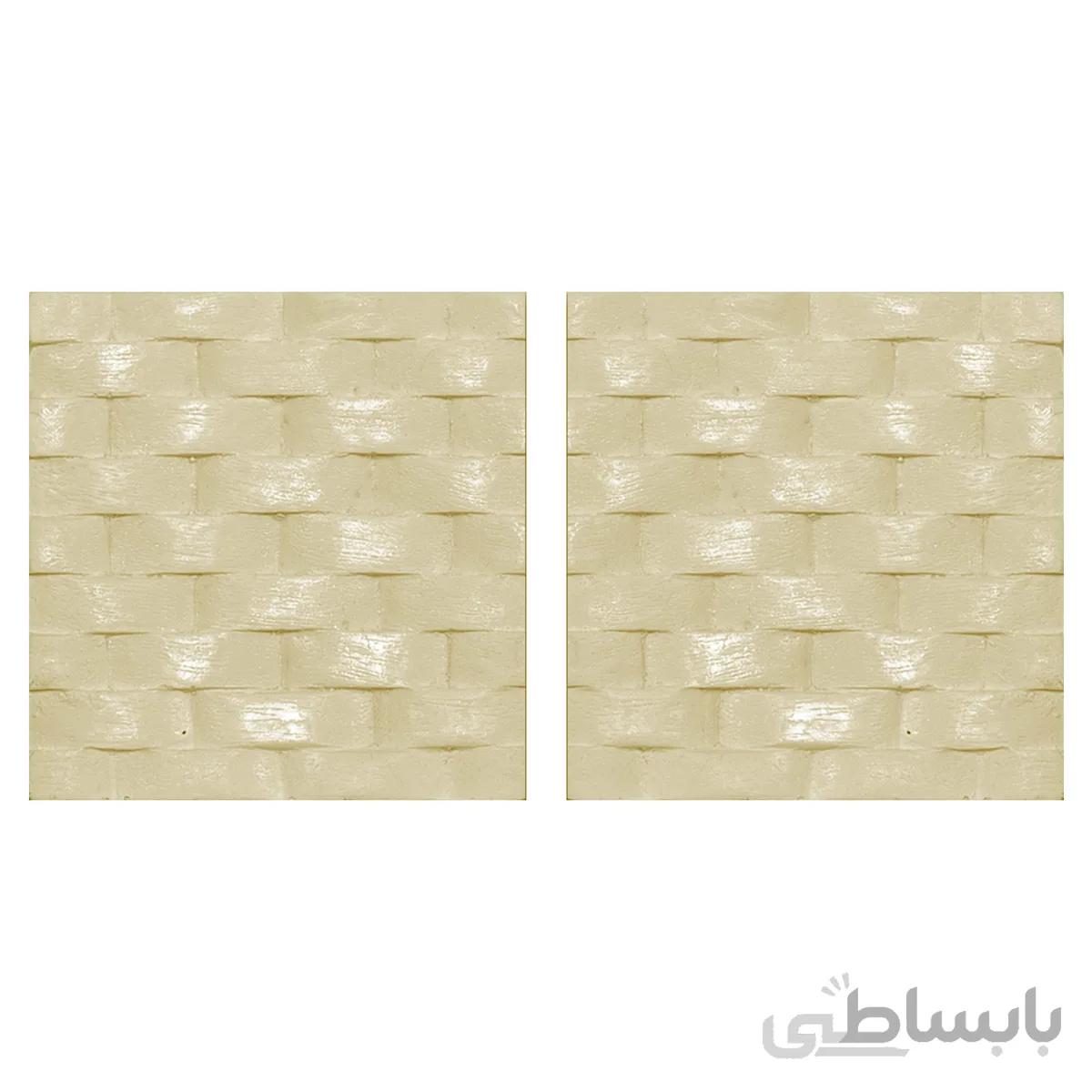 دیوارپوش تندیس و پیکره شهریار مدل امای کد W1010 22 بسته 2 عددی